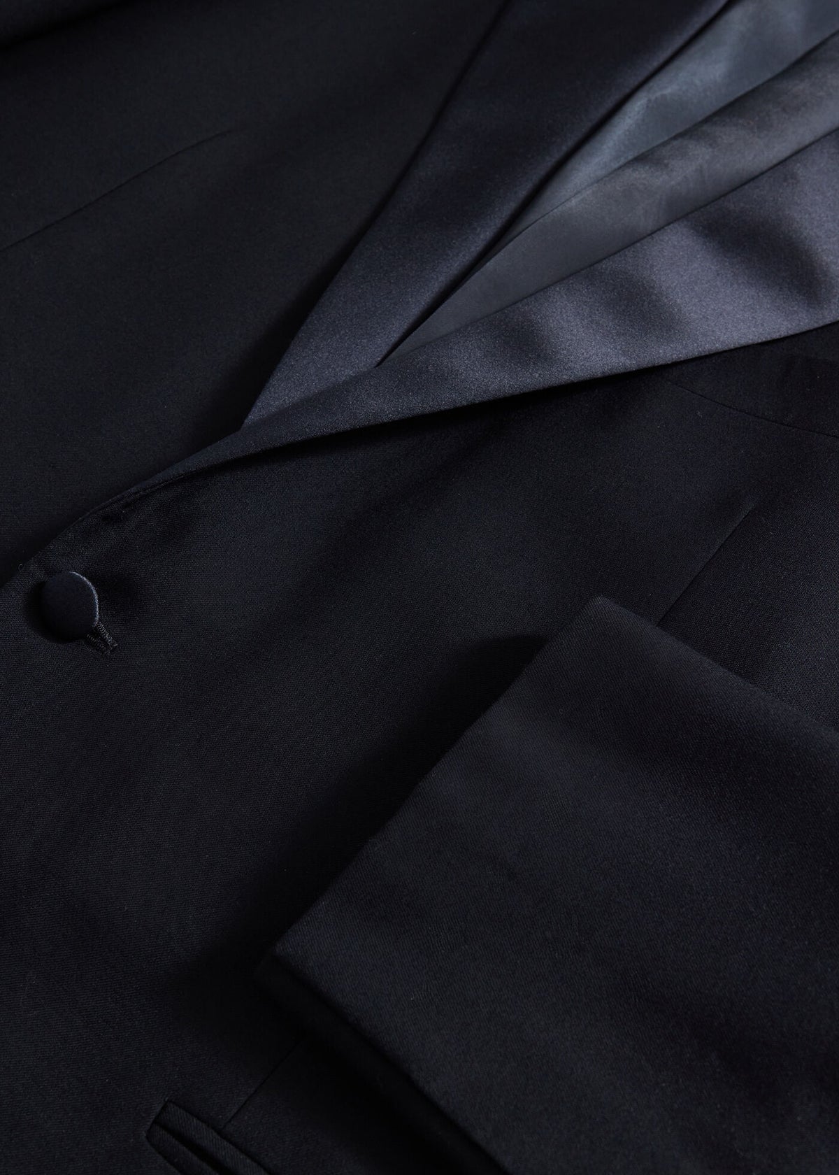 All Year Wool Tuxedo with Satin Notch Lapel - Paul Stuart Value