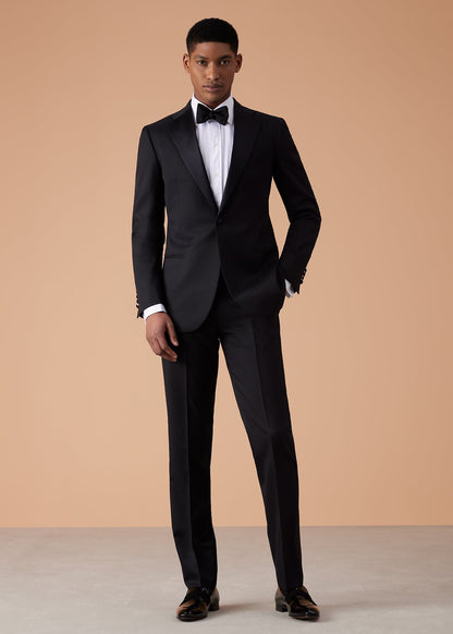 Wool Tuxedo with Satin Notch Lapel - Paul Stuart Premium