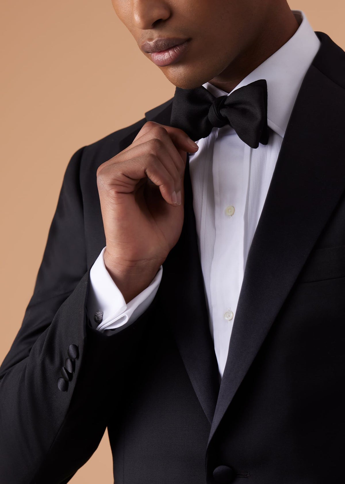 Wool Tuxedo with Satin Notch Lapel - Paul Stuart Premium