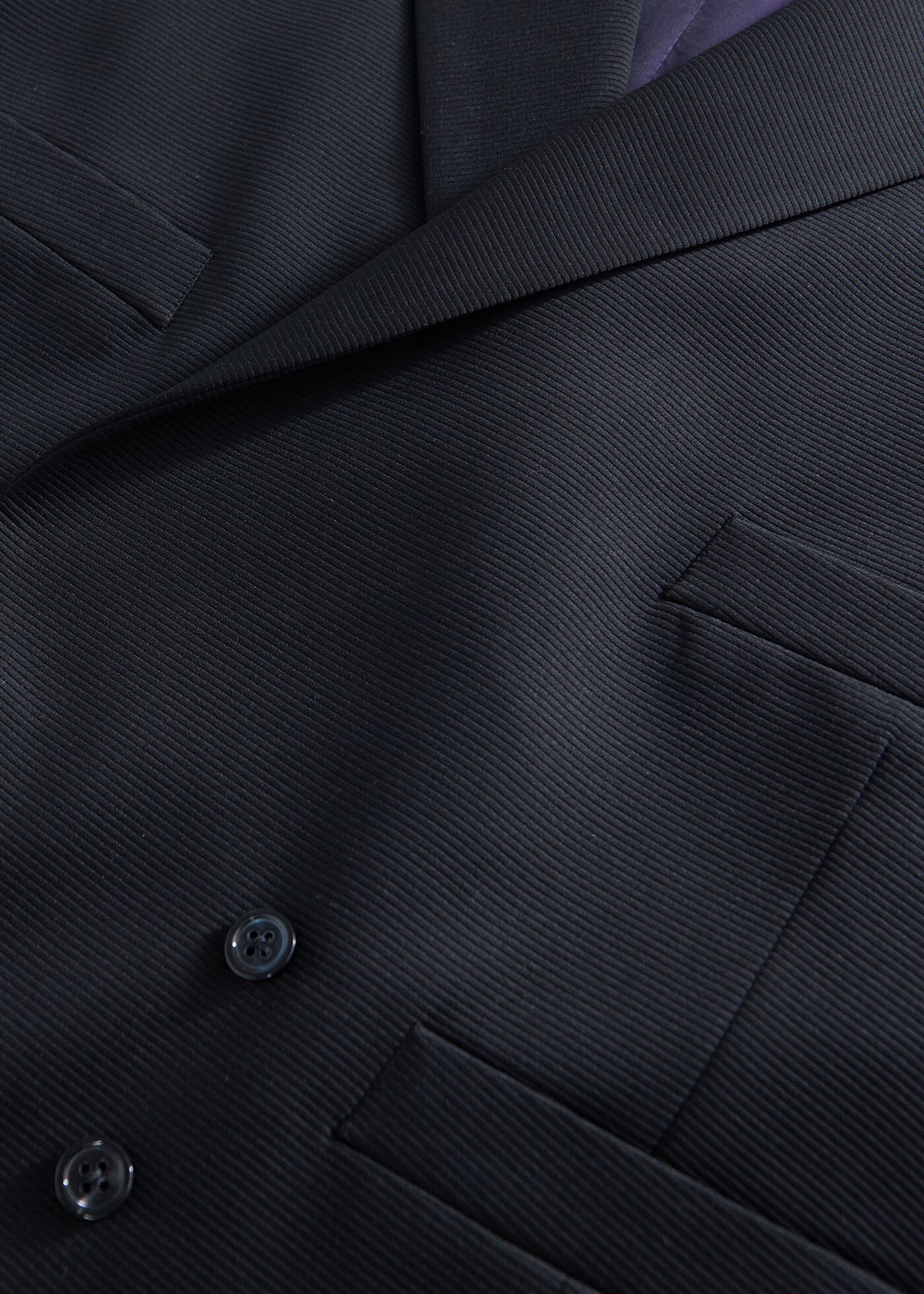 Grosgrain Double Breasted Formal Vest - Paul Stuart Quality