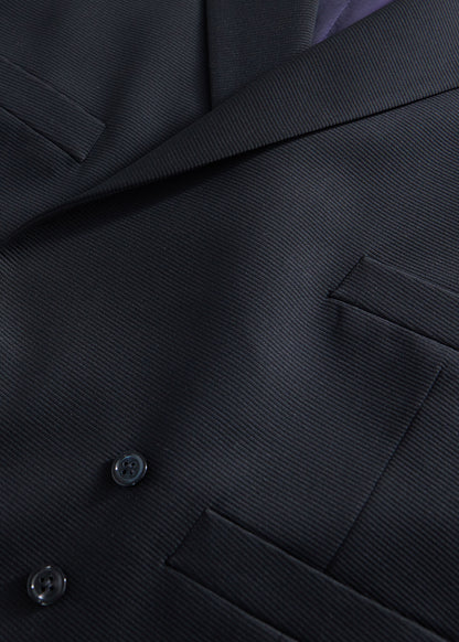 Grosgrain Double Breasted Formal Vest - Paul Stuart Quality