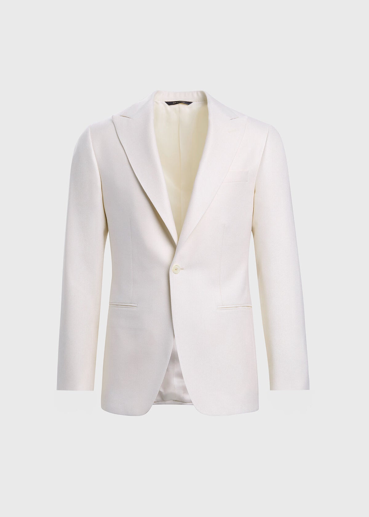 White Hopsack Dinner Jacket - Paul Stuart Top Pick