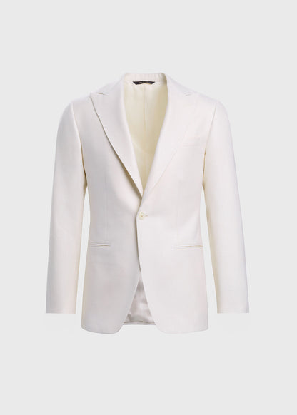 White Hopsack Dinner Jacket - Paul Stuart Top Pick