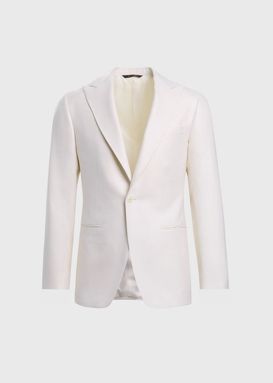 White Hopsack Dinner Jacket - Paul Stuart Top Pick