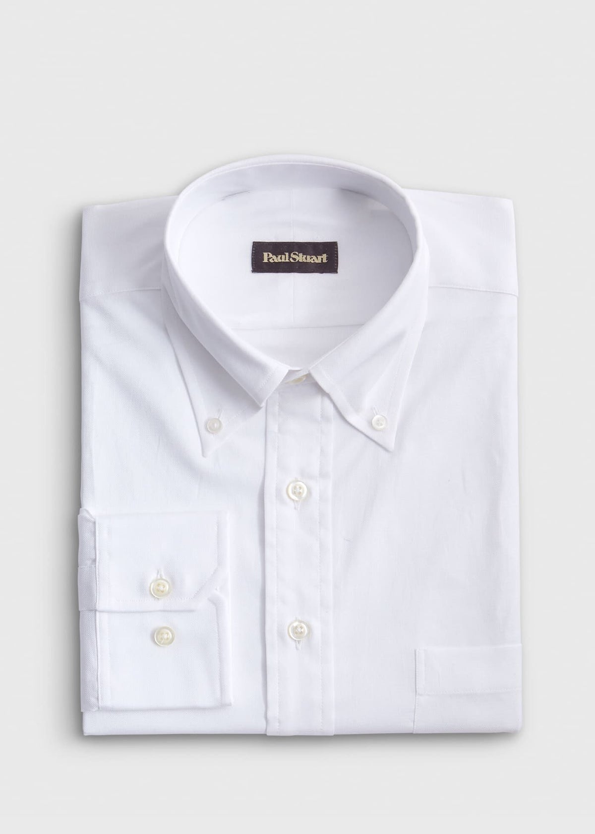 Super 140s Cotton Button Down Collar Dress Shirt - Paul Stuart Discount