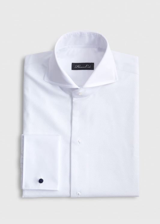 Piqué Bib Front Tuxedo Shirt - Paul Stuart New