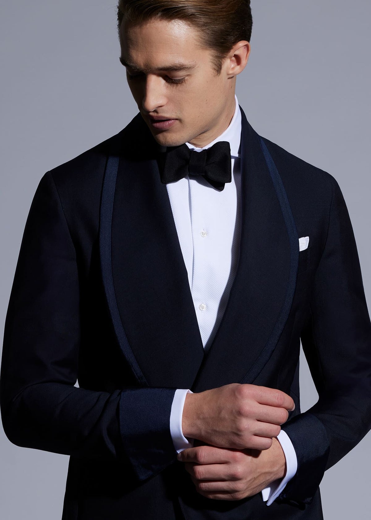 Piqué Bib Front Tuxedo Shirt - Paul Stuart New