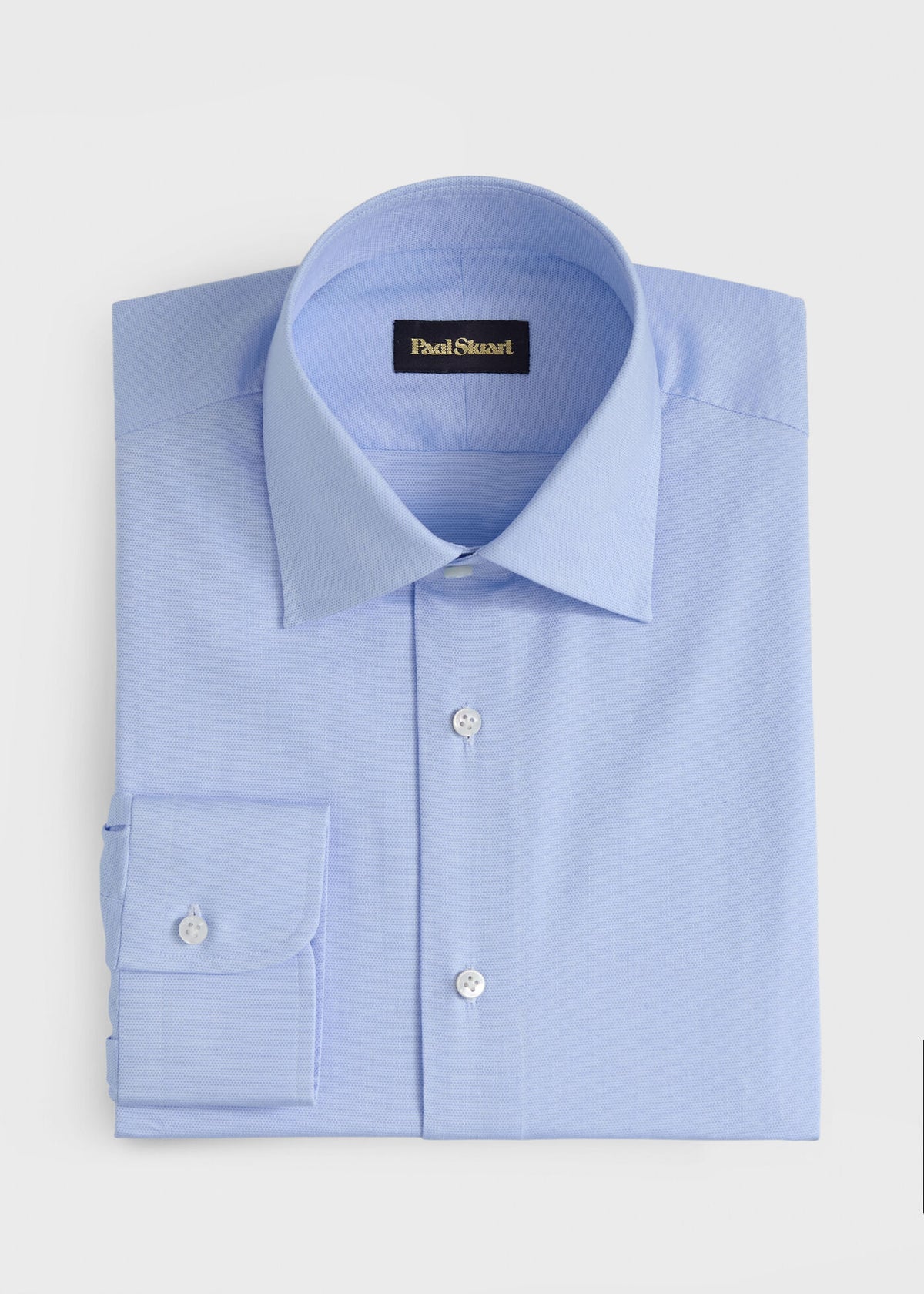 Hand-Finished Honeycomb Pattern Dress Shirt - Paul Stuart Trending
