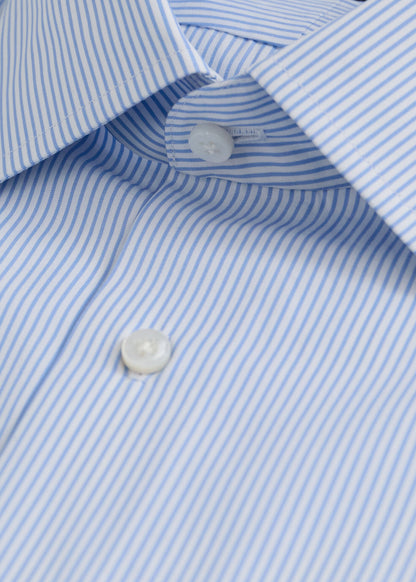 Hand-Finished Stripe Dress Shirt - Paul Stuart Discount