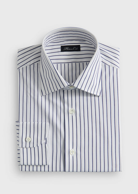 Cotton Stripe Dress Shirt - Paul Stuart Value