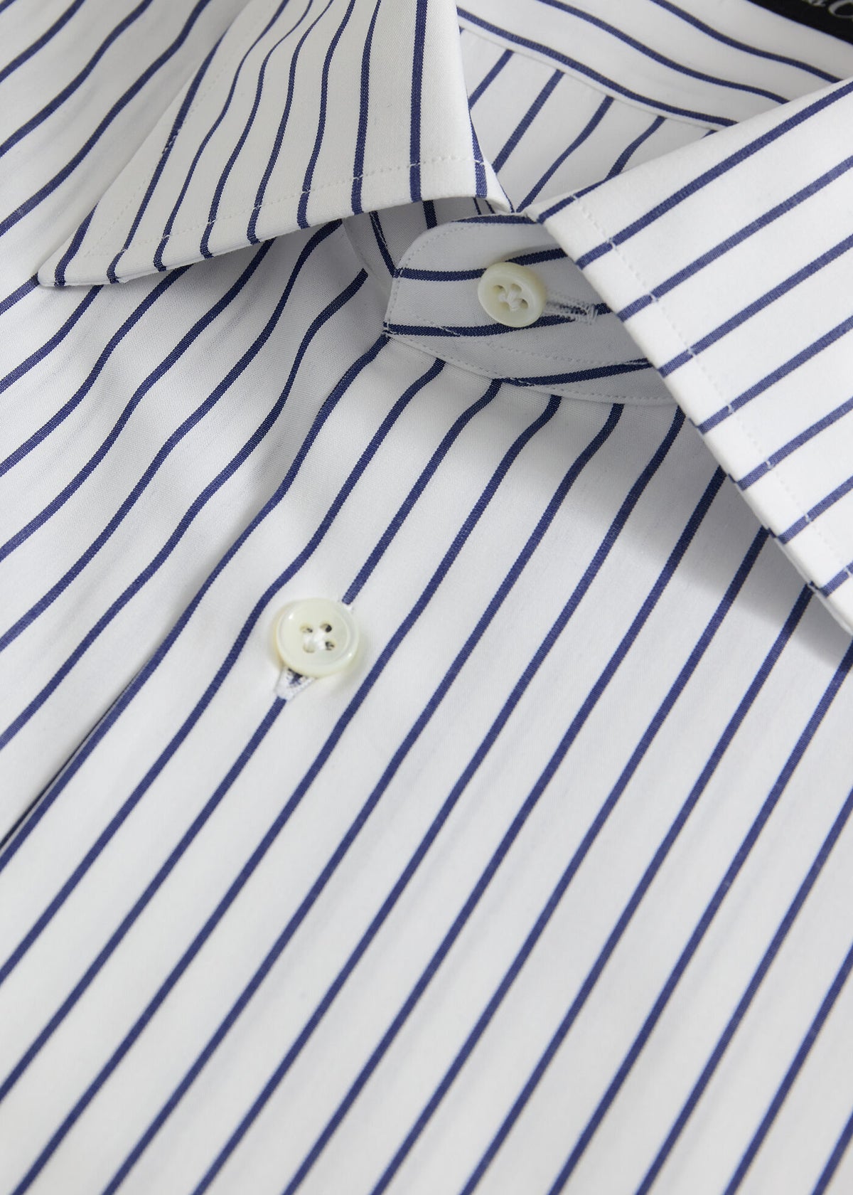 Cotton Stripe Dress Shirt - Paul Stuart Value