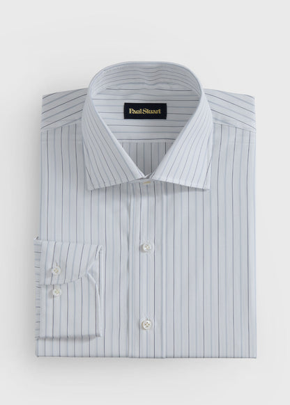 Cotton Deco Stripe Dress Shirt - Paul Stuart Featured