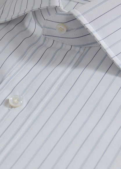 Cotton Deco Stripe Dress Shirt - Paul Stuart Featured