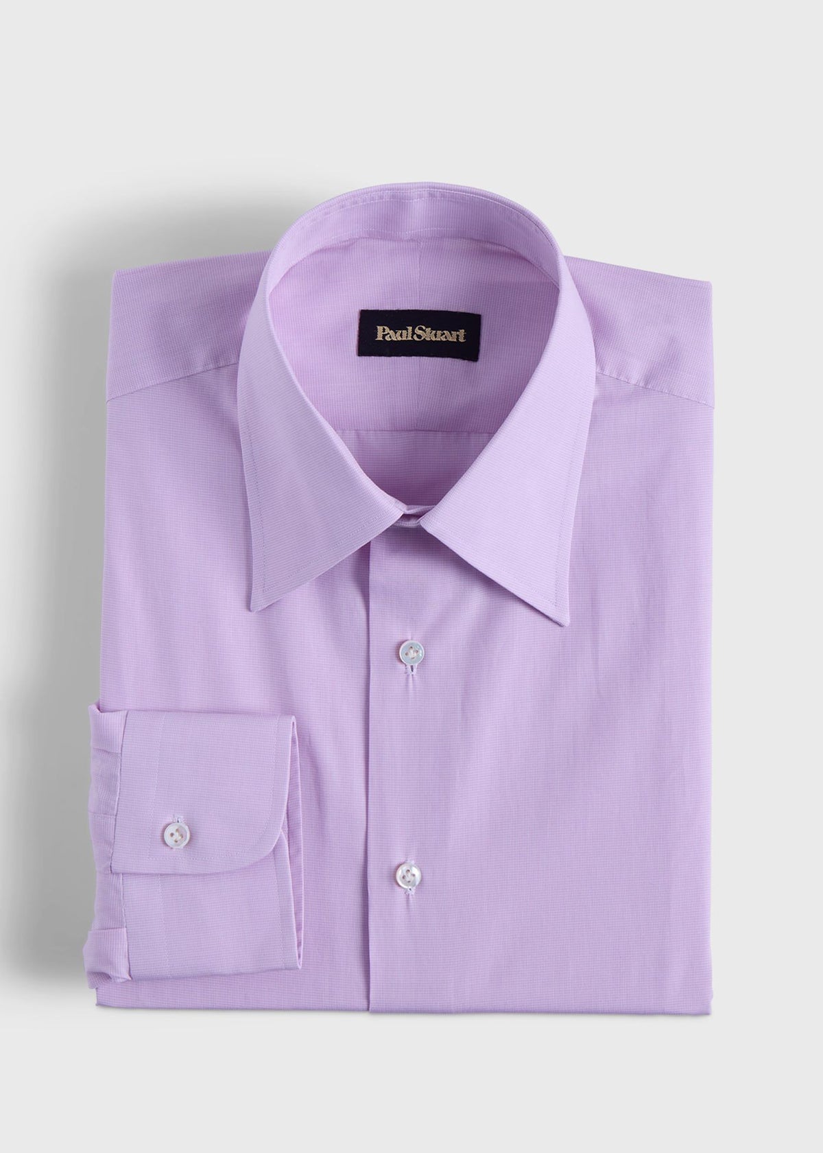 Handmade Micro Check Dress Shirt - Paul Stuart Best Seller