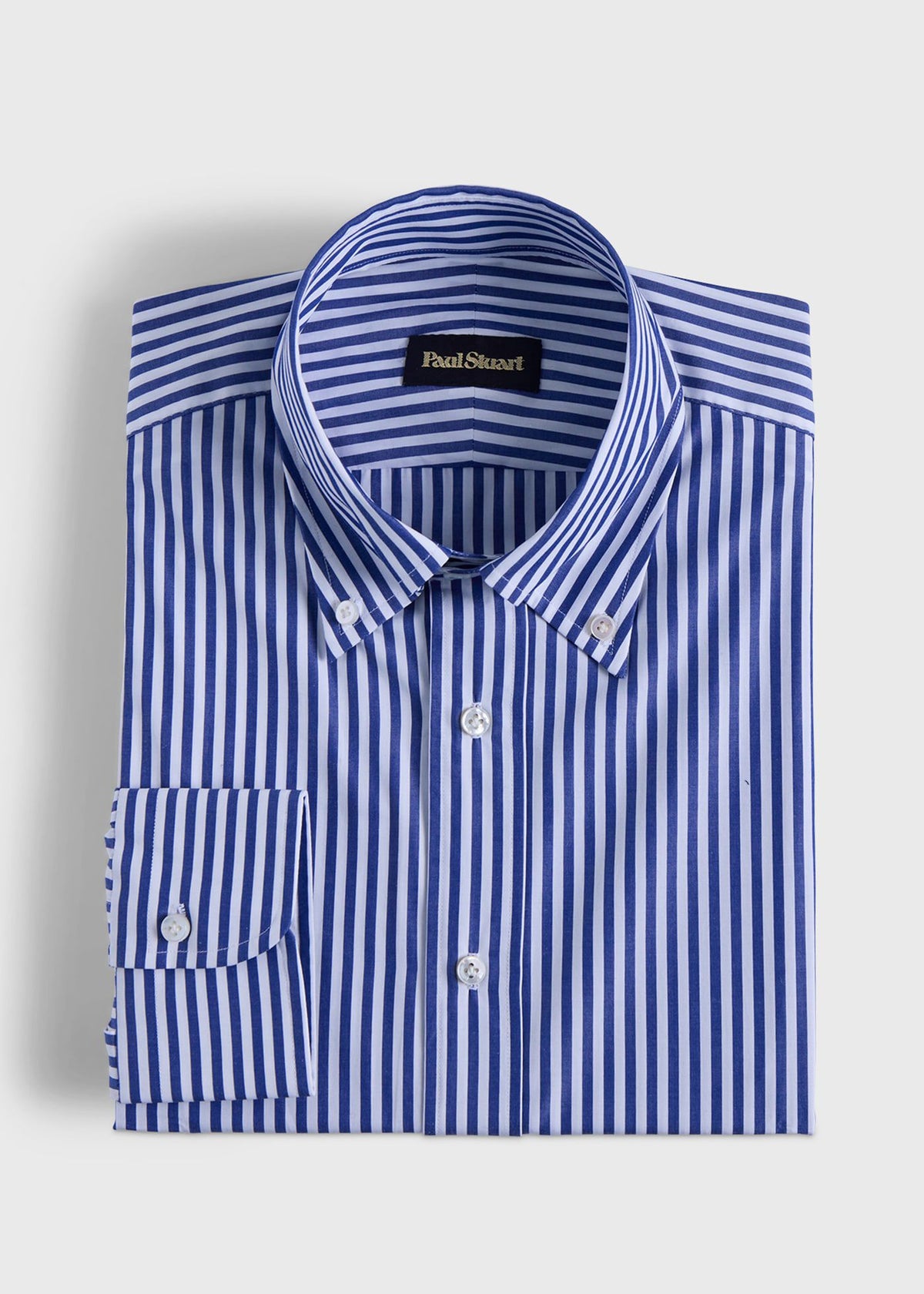 Bengal Stripe Button Down Dress Shirt - Paul Stuart New
