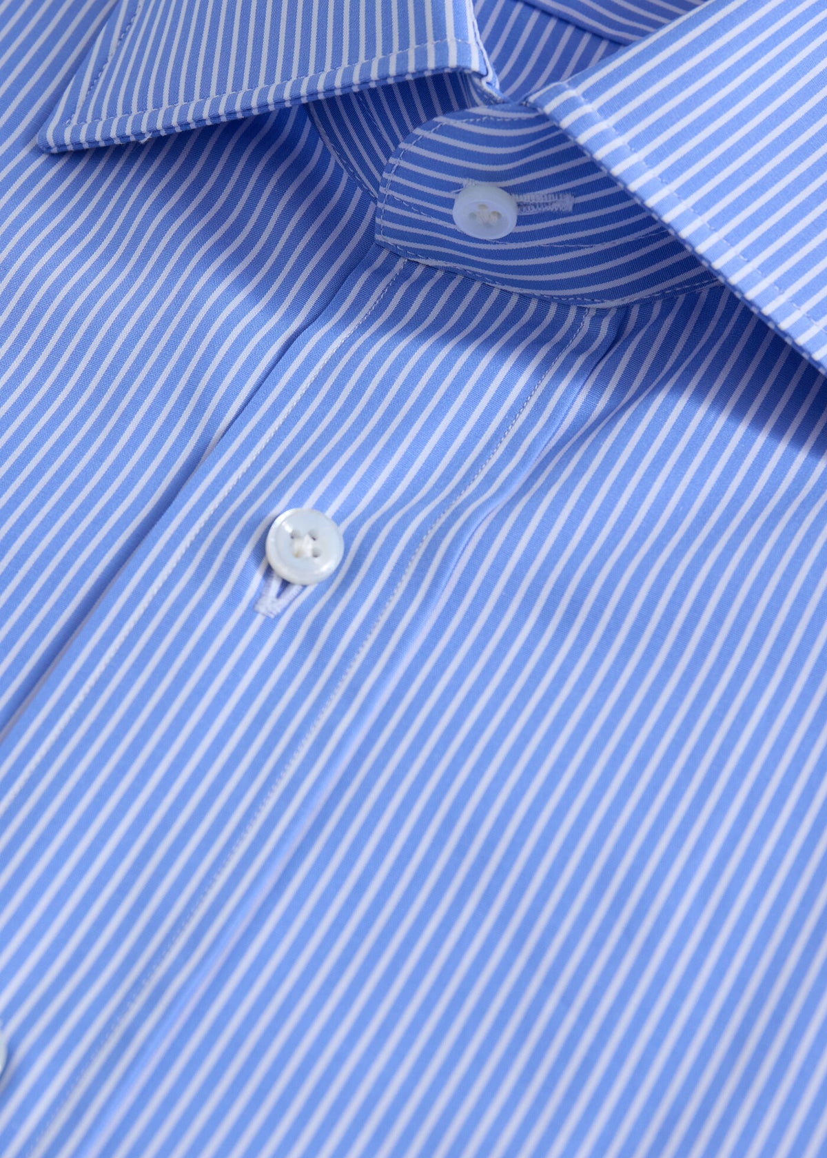 Cotton Stripe Dress Shirt - Paul Stuart Sale