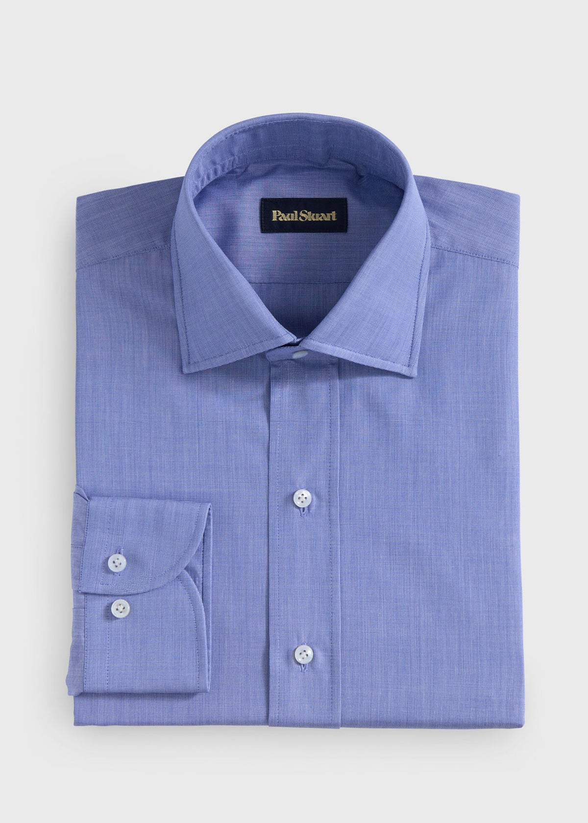 Cotton End on End Dress Shirt - Paul Stuart New