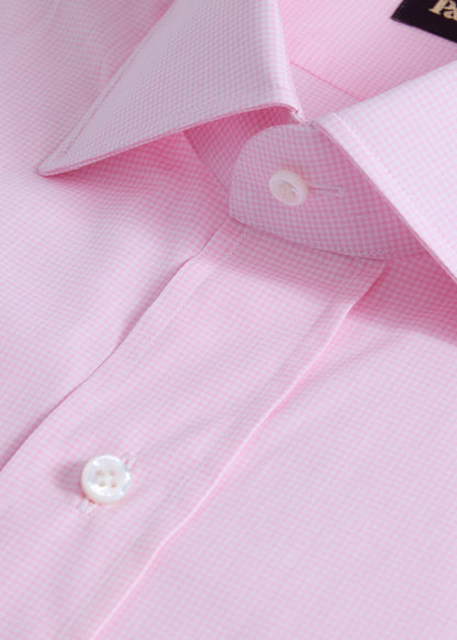 Mini Check Dress Shirt - Paul Stuart New