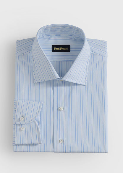 Cotton Deco Stripe Dress Shirt - Paul Stuart Trending