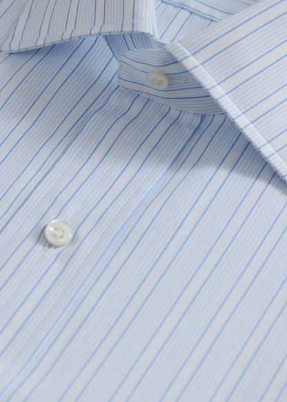 Cotton Deco Stripe Dress Shirt - Paul Stuart Trending