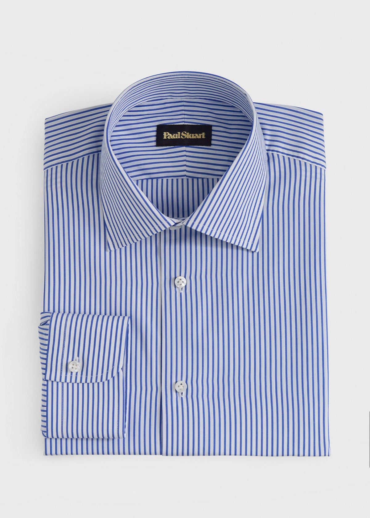 Hand-Finished Stripe Dress Shirt - Paul Stuart Top Pick