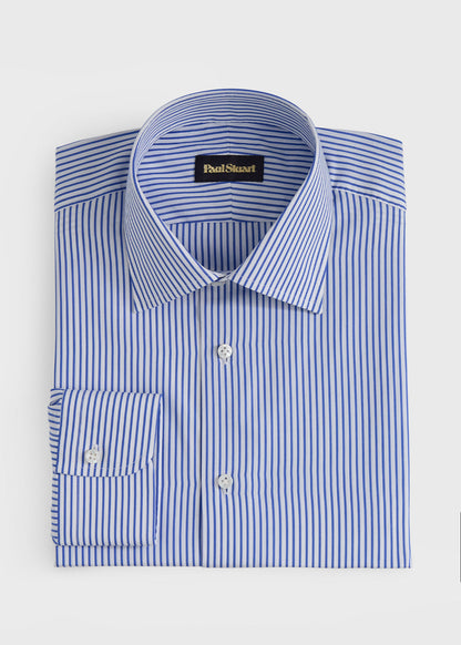 Hand-Finished Stripe Dress Shirt - Paul Stuart Top Pick