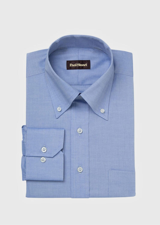 Blue Sea Island Cotton Dress Shirt - Paul Stuart Best Price