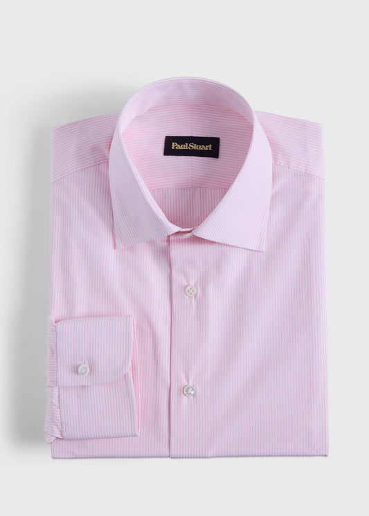 Handmade Bengal Stripe Dress shirt - Paul Stuart Quality