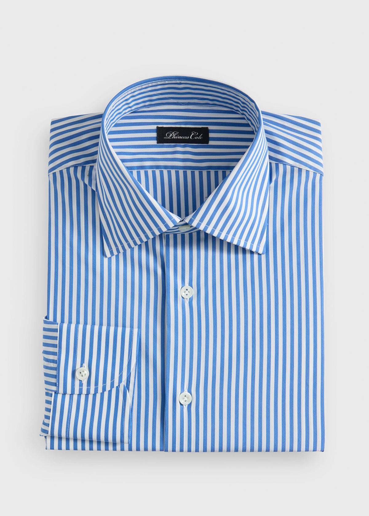 Two-Tone Stripe Dress Shirt - Paul Stuart Trusted