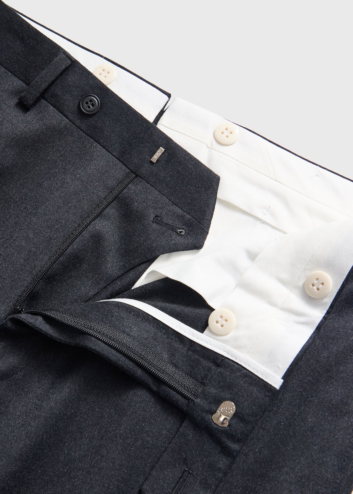 Wool & Cashmere Flannel Trouser - Paul Stuart Premium
