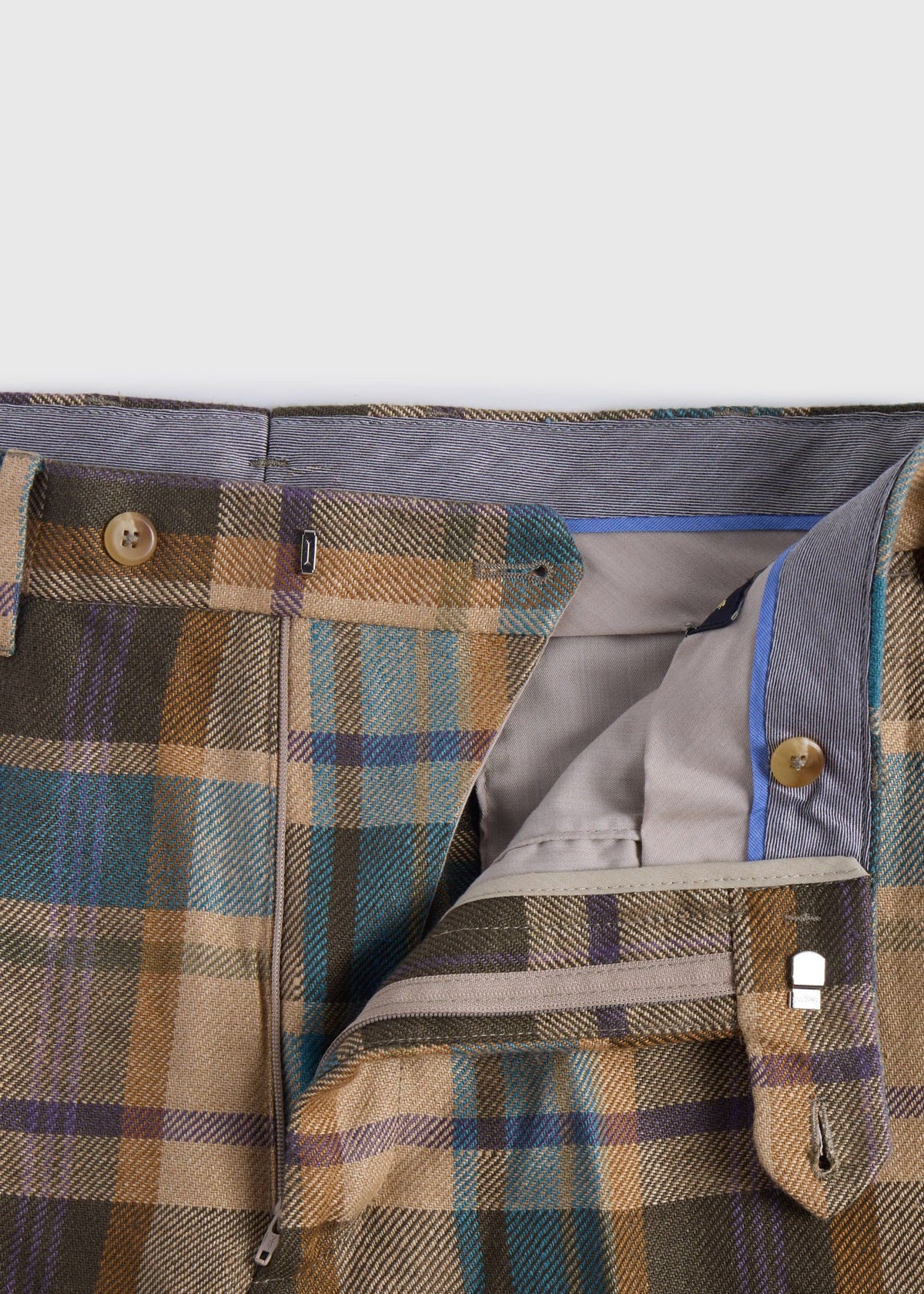 Linen Plaid Dress Trouser - Paul Stuart Hot Sale