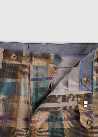 Linen Plaid Dress Trouser - Paul Stuart Hot Sale