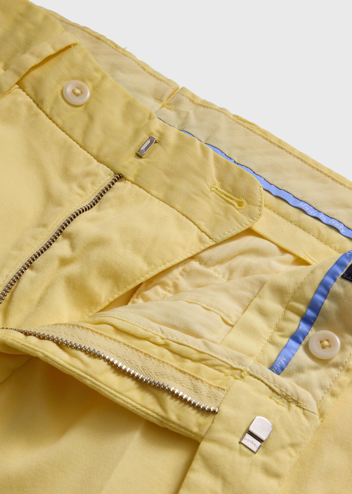 Cotton & Silk Garment Dyed Trouser - Paul Stuart Everyday