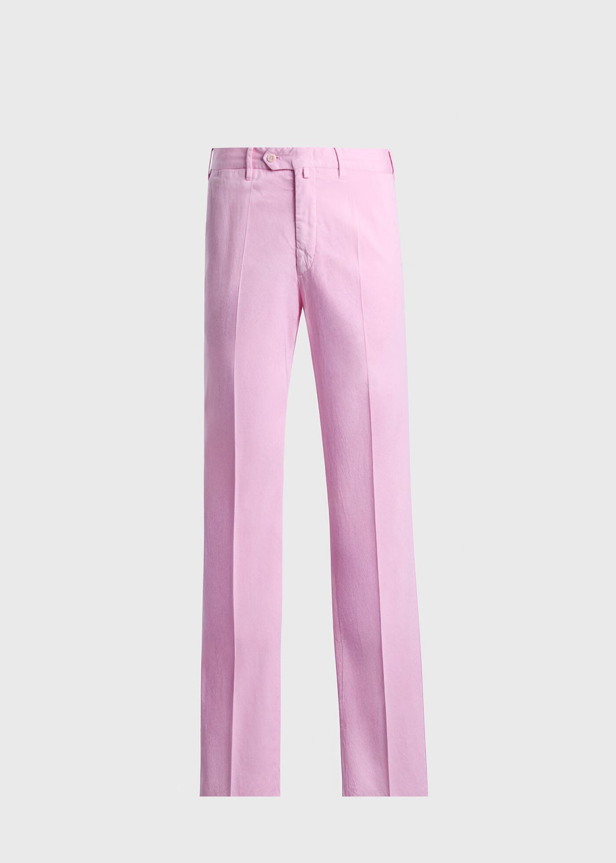Cotton & Silk Garment Dyed Trouser - Paul Stuart Signature