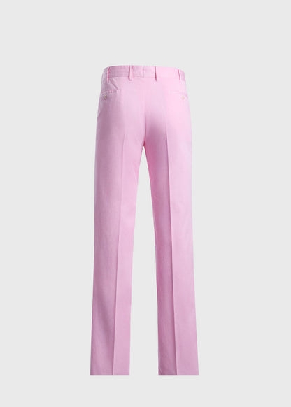 Cotton & Silk Garment Dyed Trouser - Paul Stuart Signature