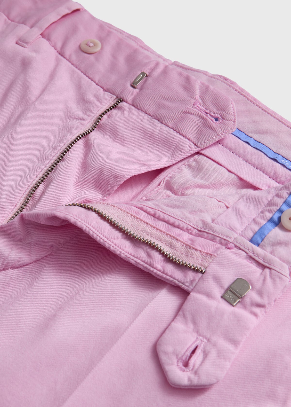Cotton & Silk Garment Dyed Trouser - Paul Stuart Signature