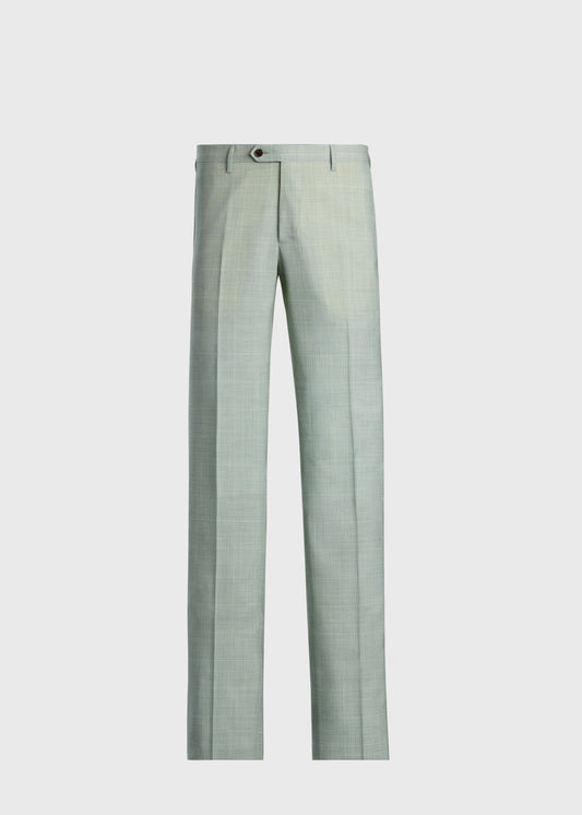 Wool Plaid Dress Trouser - Paul Stuart Premium
