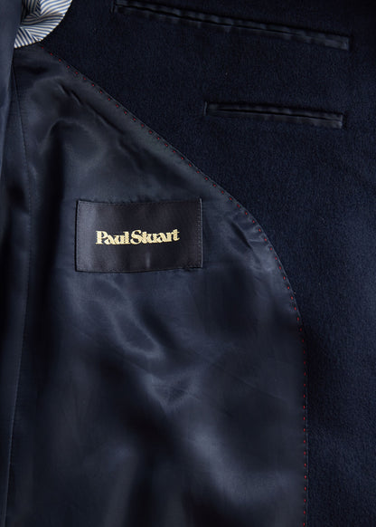 Super 170s Wool Water Repellent Coat - Paul Stuart Great Value