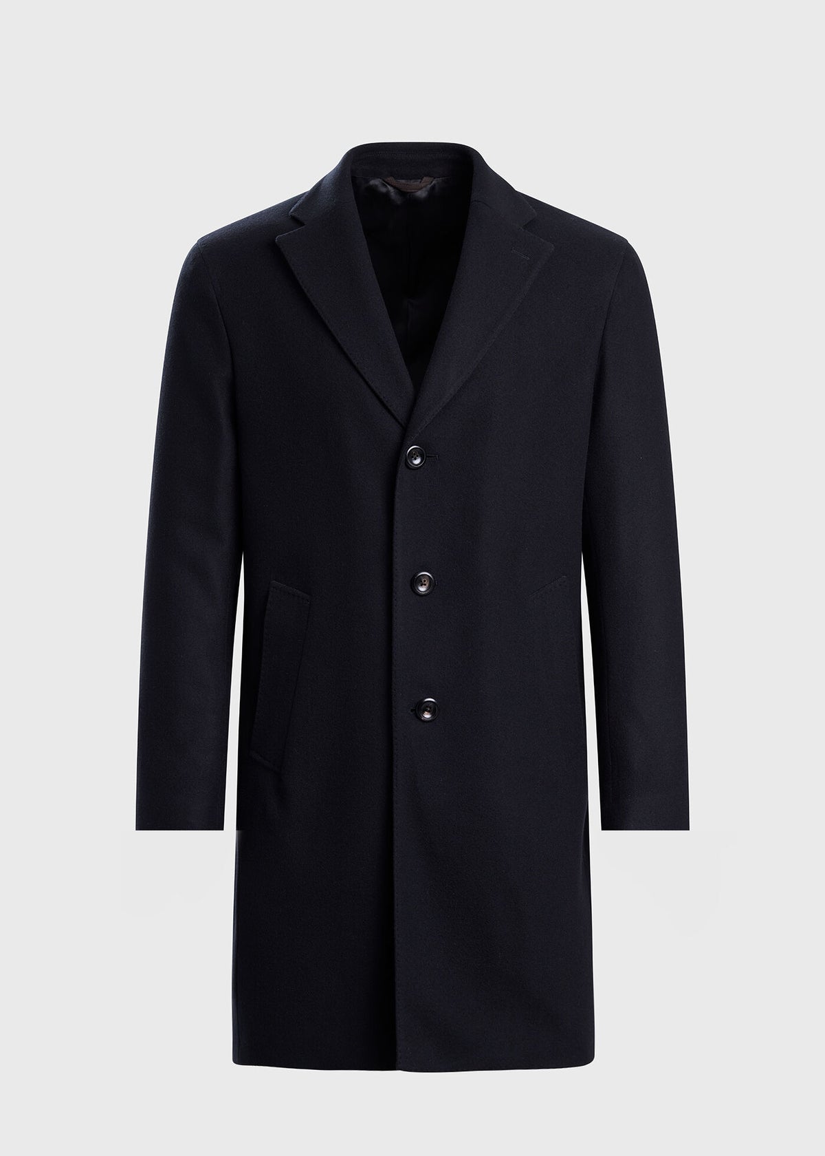 Single Breasted Wool Overcoat - Paul Stuart Customer Favorite