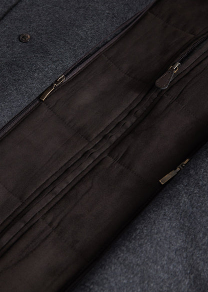 Wool & Cashmere Overcoat with Gilet - Paul Stuart Essential