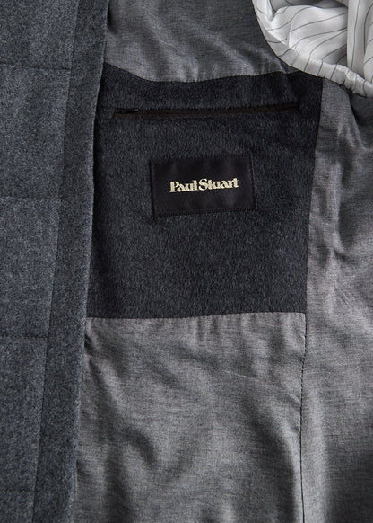 Wool & Cashmere Overcoat with Gilet - Paul Stuart Essential
