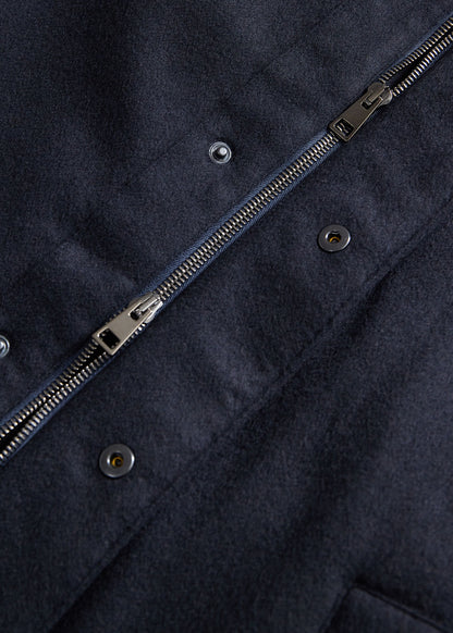 Cashmere Coat with Faux Fur Collar - Paul Stuart Discount