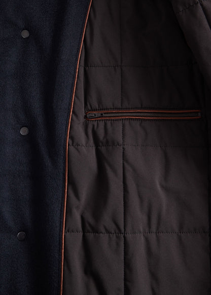 Cashmere Coat with Faux Fur Collar - Paul Stuart Discount