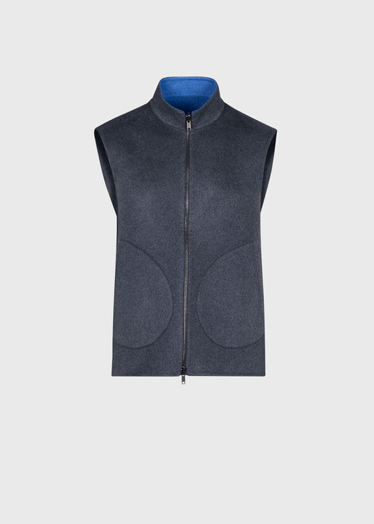 Reversible Cashmere Vest - Paul Stuart Trusted