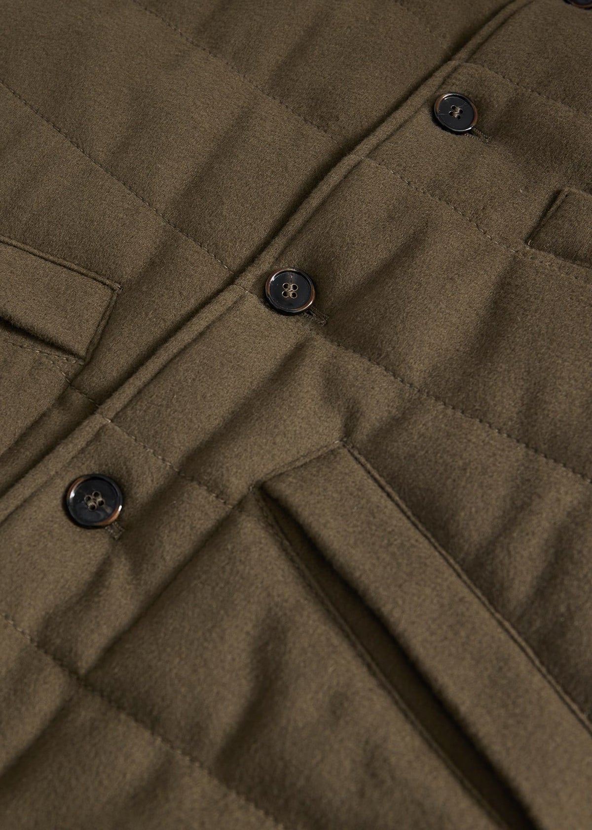 Wool & Cashmere Quilted Vest - Paul Stuart Popular