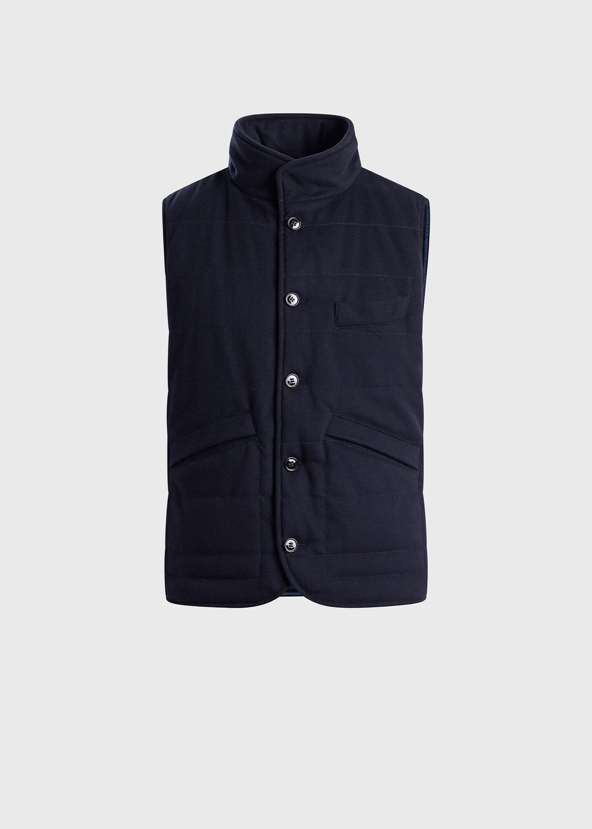Wool & Cashmere Quilted Vest - Paul Stuart Hot Sale