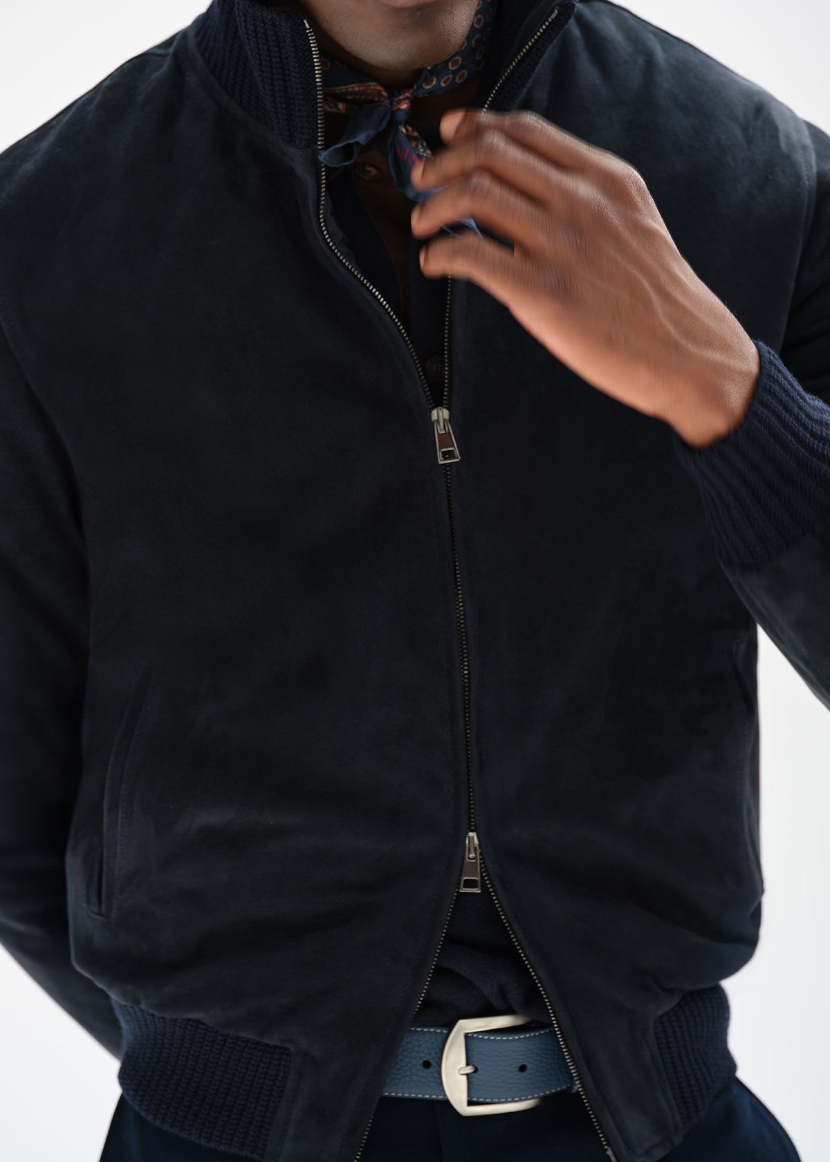 Suede Blouson Jacket - Paul Stuart Popular