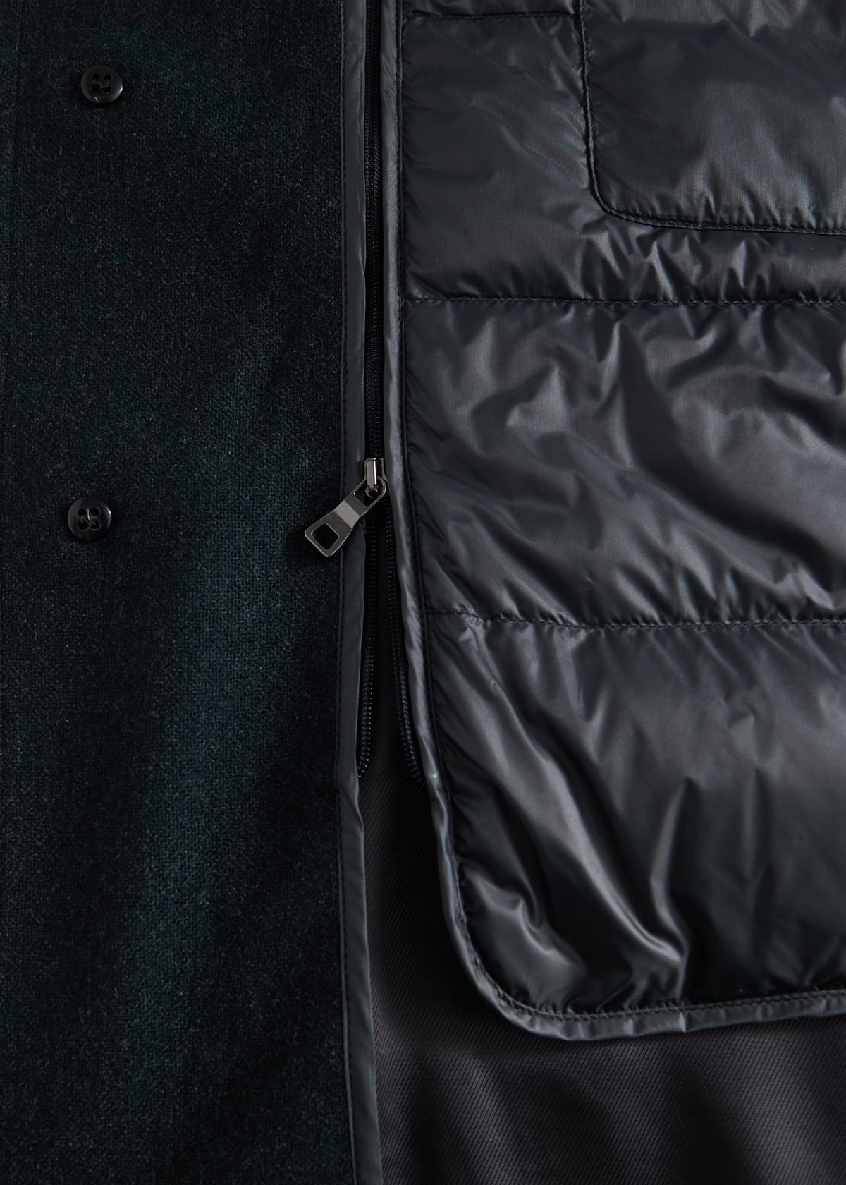 Cashmere Coat with Detachable Down Jacket - Paul Stuart Everyday