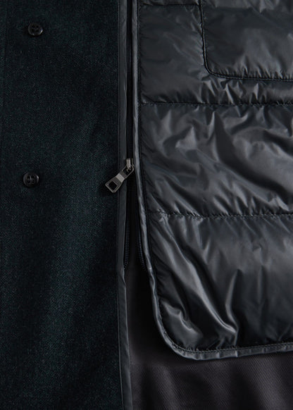 Cashmere Coat with Detachable Down Jacket - Paul Stuart Everyday