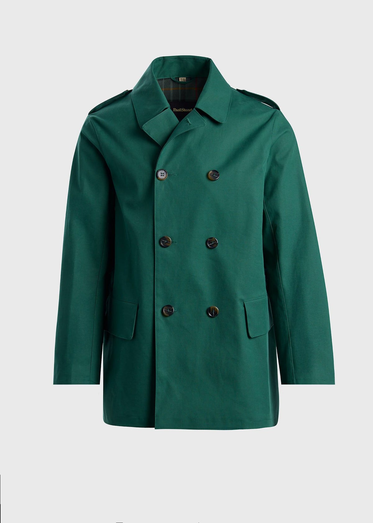 Double Breasted Raincoat - Paul Stuart Classic